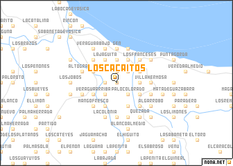 map of Los Cacaítos