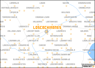 map of Los Cachimanes