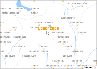 map of Los Cachos