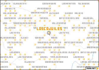 map of Los Cajuiles