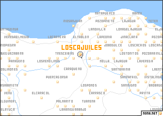 map of Los Cajuiles