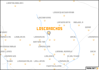 map of Los Camachos