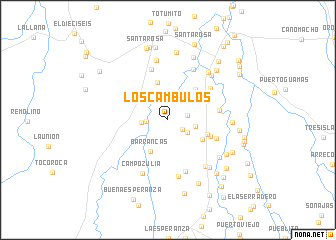 map of Los Cámbulos