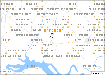 map of Los Campos