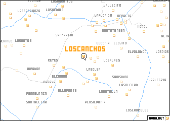 map of Los Canchos