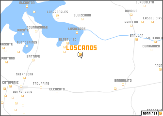 map of Los Caños