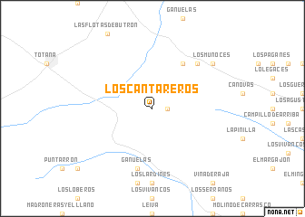 map of Los Cantareros