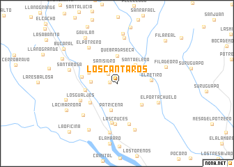 map of Los Cántaros