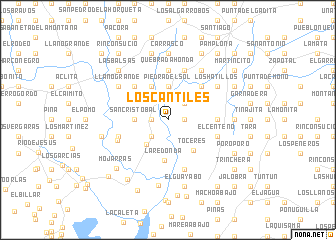 map of Los Cantiles