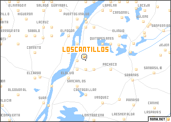 map of Los Cantillos