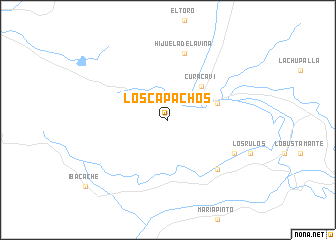 map of Los Capachos