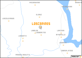 map of Los Capires