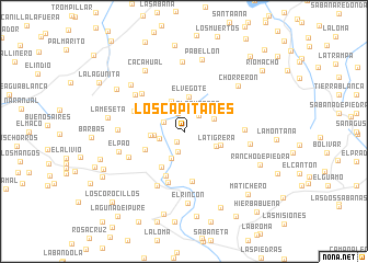 map of Los Capitanes