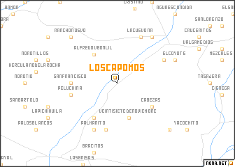 map of Los Capomos