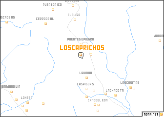 map of Los Caprichos