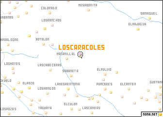 map of Los Caracoles