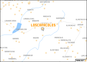 map of Los Caracoles