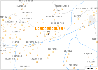 map of Los Caracoles