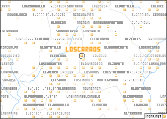 map of Los Caraos