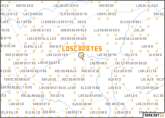 map of Los Carates
