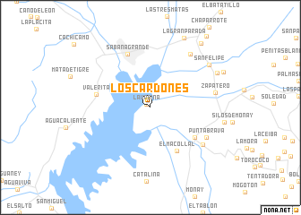 map of Los Cardones