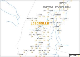map of Los Carillo