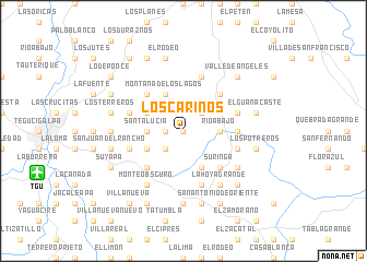 map of Los Cariños