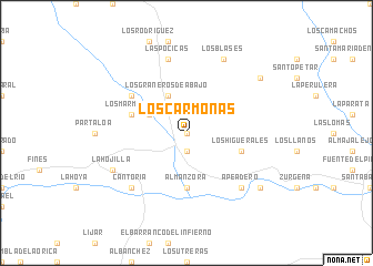 map of Los Carmonas