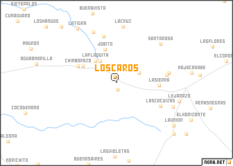 map of Los Caros