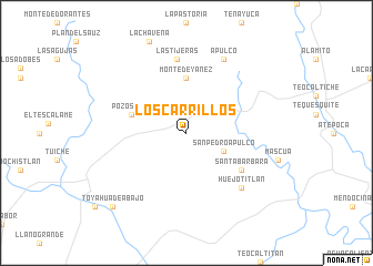 map of Los Carrillos