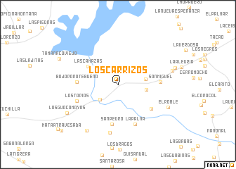 map of Los Carrizos