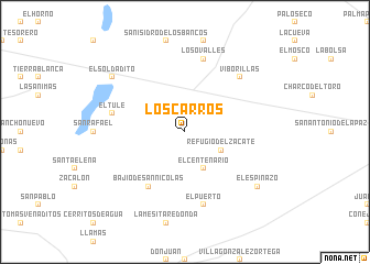 map of Los Carros