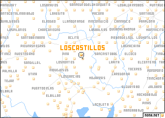 map of Los Castillos