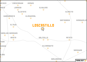 map of Los Castillo