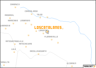 map of Los Catalanes