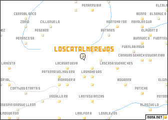 map of Los Catalmerejos