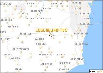 map of Los Caujaritos