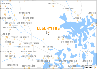 map of Los Cayitos