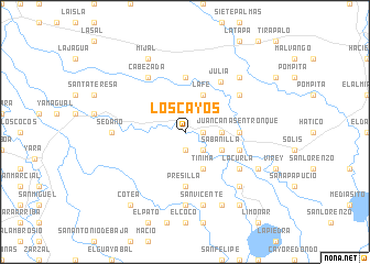 map of Los Cayos