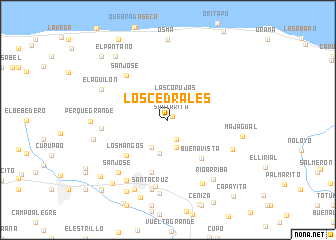 map of Los Cedrales