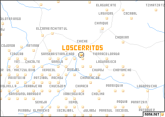 map of Los Cerritos