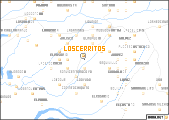 map of Los Cerritos