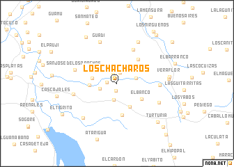 map of Los Chacharos