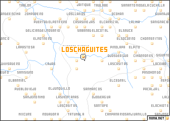 map of Los Chagüites