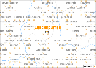 map of Los Chagüites