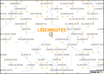 map of Los Chagüites