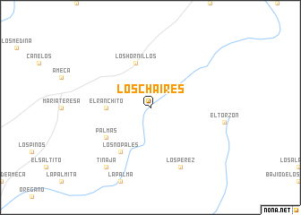 map of Los Chaires