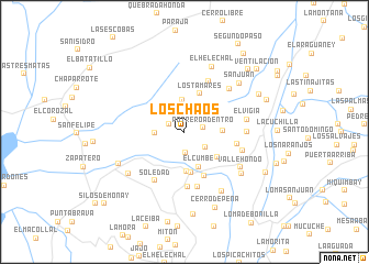 map of Los Chaos