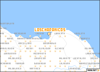 map of Los Charamicos