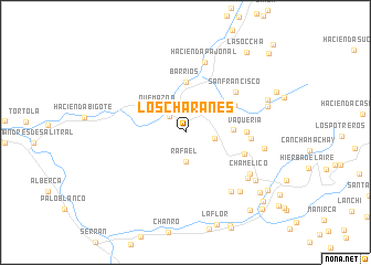 map of Los Charanes